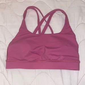 lululemon energy bra pink blossom size 2